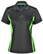 Ladies' Cooldry S/S Contrast Interlock Polo