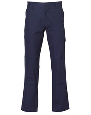 Men's Cotton Drill Pre-shrunk Cargo Pants With Knee Pads