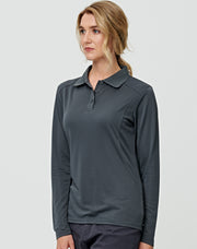 Ladies' Bamboo Charcoal L/S Polo