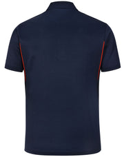 Men's Sustainable Poly/Cotton Contrast S/S Polo