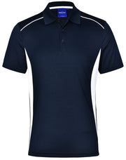 Men's Cooldry S/S Contrast Interlock Polo