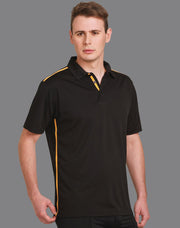 Men's rapid cool short sleeve contrast polo