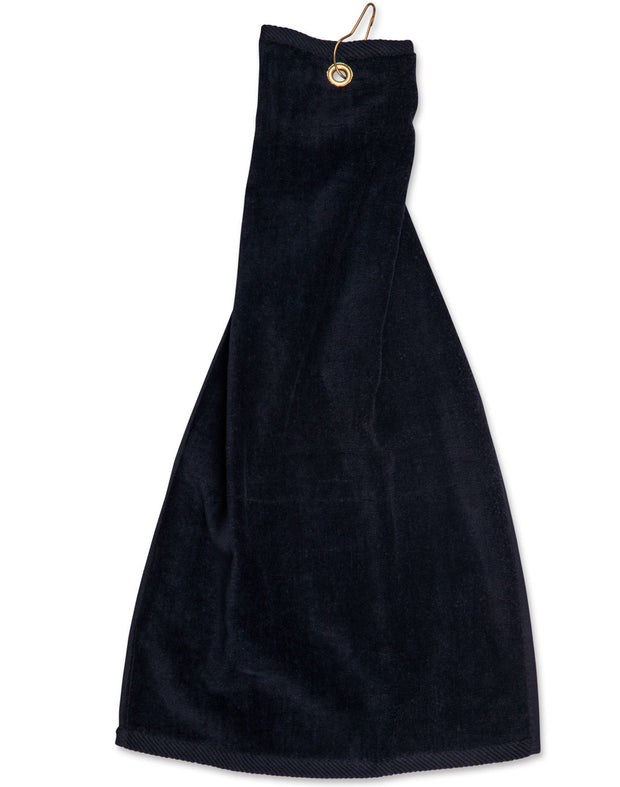 Golf towel eyelet hook 38 x 65 cm