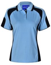 Ladies' Cooldry Contrast Polo With Sleeve Panel