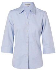 Women's CVC Oxford 3/4 Sleeve Shirt