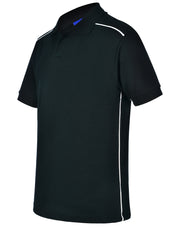Men's pure cotton contrast piping