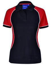 Ladies' TrueDry Tri-colour S/S Pique Polo