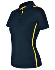 Ladies' rapid cool short sleeve contrast polo