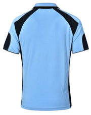 Men's Cooldry Contrast Polo With Sleeve Panel