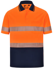 Unisex Cooldry Segmented Safety S/S Polo