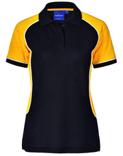 Ladies' TrueDry Tri-colour S/S Pique Polo