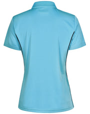 Ladies' Cooldry S/S Contrast Interlock Polo