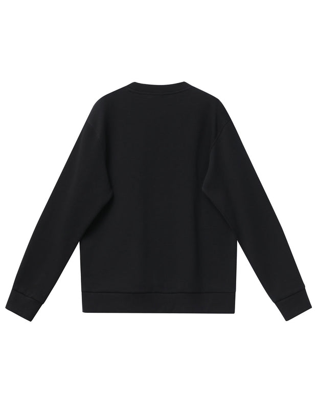 Unisex Airlayered CVC Crew Neck Sweater
