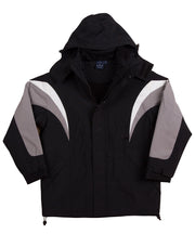 bathurst tri-color jacket with hood
