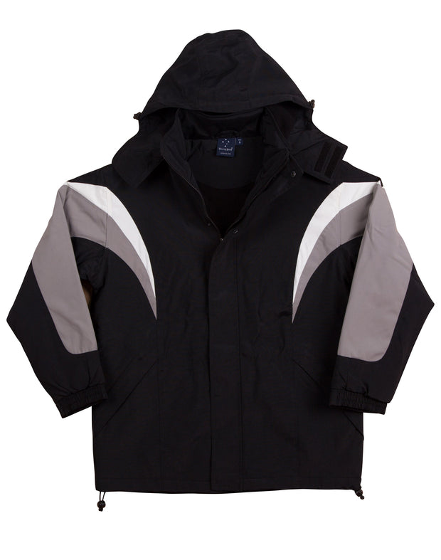 bathurst tri-color jacket with hood