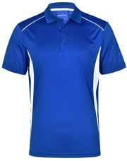 Men's Cooldry S/S Contrast Interlock Polo