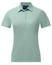 Ladies' Sustainable Jacquard Knit S/S Polo