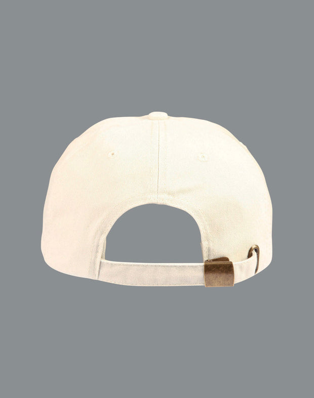 Washed polo cotton unstructured cap sandwich cap
