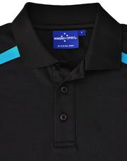 Men's Sustainable Poly/Cotton Contrast S/S Polo