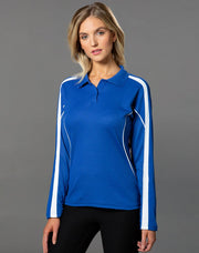 Ladies' TrueDry Long Sleeve Polo