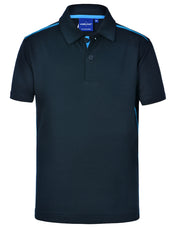 Kids' Ultra Dry Short Sleeve Contrast Polo