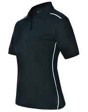 ladies' pure cotton contrast piping