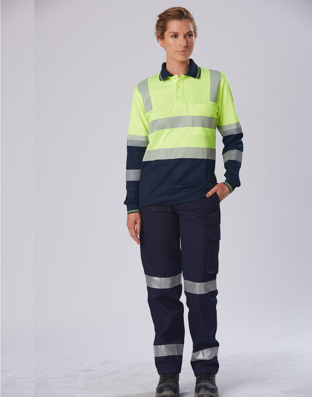 Biomotion Segmented Truedry L/S Safety Polo