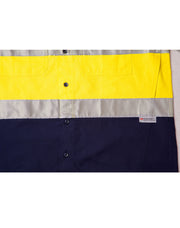 Hi-Vis Cotton Rip-Stop L/S Shirt 3M Tape