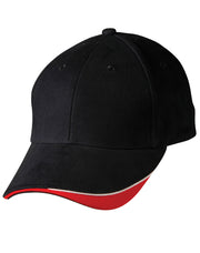 The edge, two tone heavy brushed sandwich peak