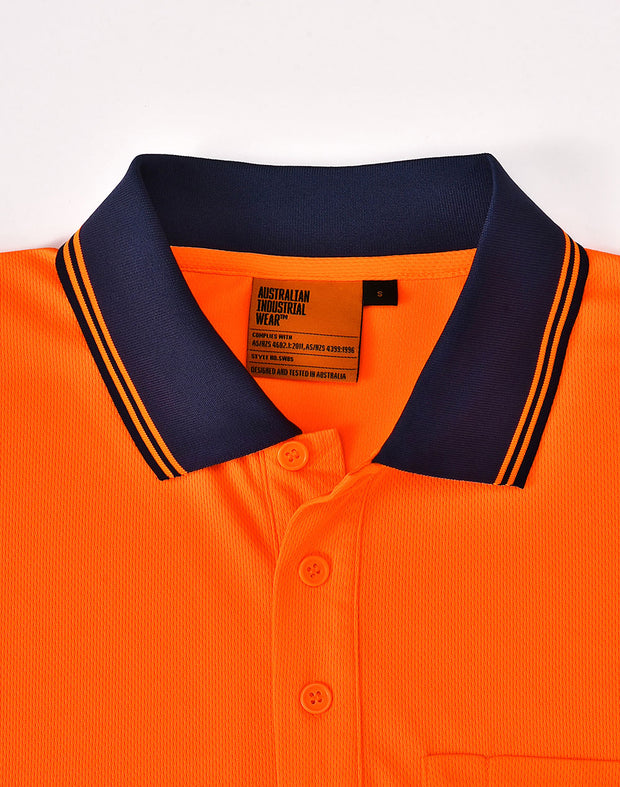 Unisex Cooldry Segmented Safety S/S Polo