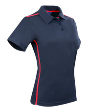 Ladies' rapid cool short sleeve contrast polo