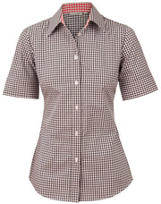 Women's Gingham Check S/S Shirt