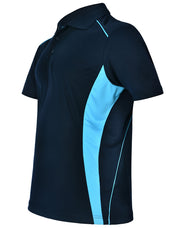 Men's Cooldry S/S Contrast Interlock Polo