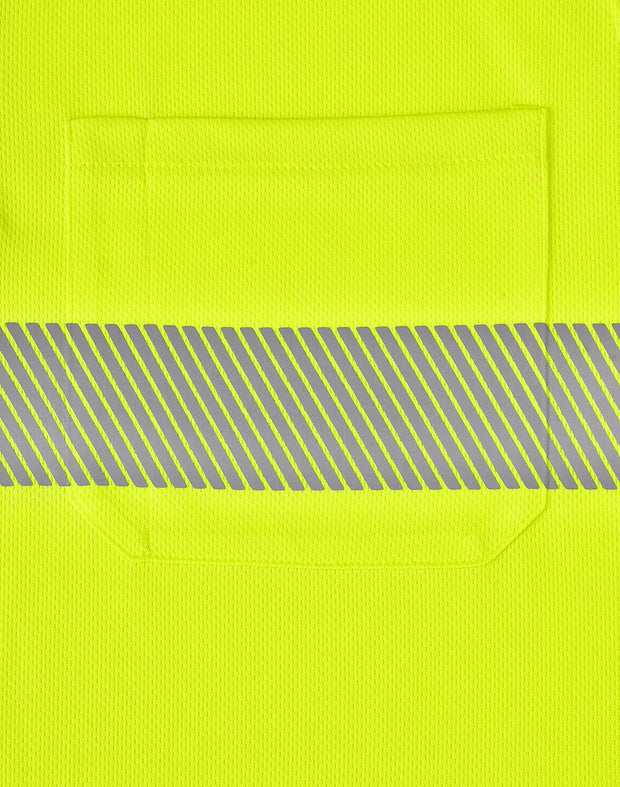 Unisex Cooldry Segmented Safety L/S Polo