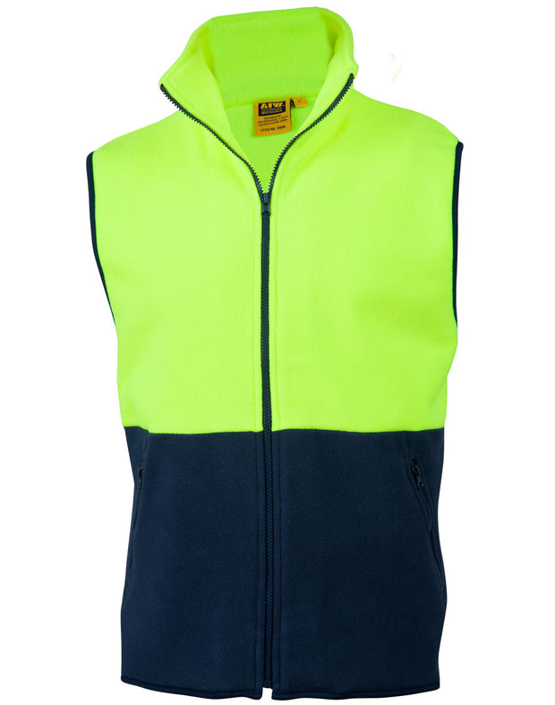 Hi-Vis two tone polar fleecy vest