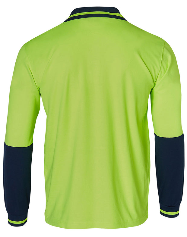 Hi-Vis truedry safety polo L/S
