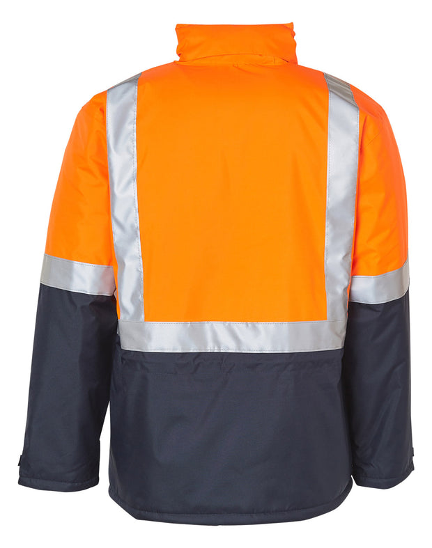 Hi-Vis Two Tone Rain Proof Quilted Safety Jacket With 3M Tapes