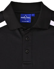 Men's Sustainable Poly/Cotton Contrast S/S Polo