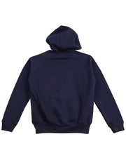 Ladies' full-zip fleecy hoodie