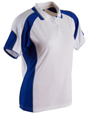 Ladies' Cooldry Contrast Polo With Sleeve Panel