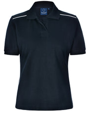 ladies' pure cotton contrast piping