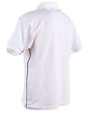 Men's pure cotton contrast piping