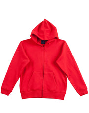 Kid's full-zip fleecy hoodie
