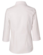 Women's Fine Twill 3/4 Sleeve Shirt