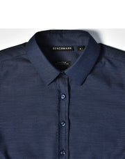 Ladies' Pin Dot Stretch L/S Shirt