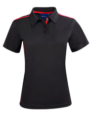Ladies' rapid cool short sleeve contrast polo