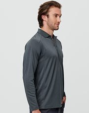 Men's Bamboo Charcoal L/S Polo