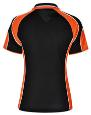Ladies' Cooldry Contrast Polo With Sleeve Panel