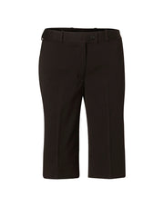 Women's Knee Length Flexi Waist Shorts in Poly/Viscose Stretch