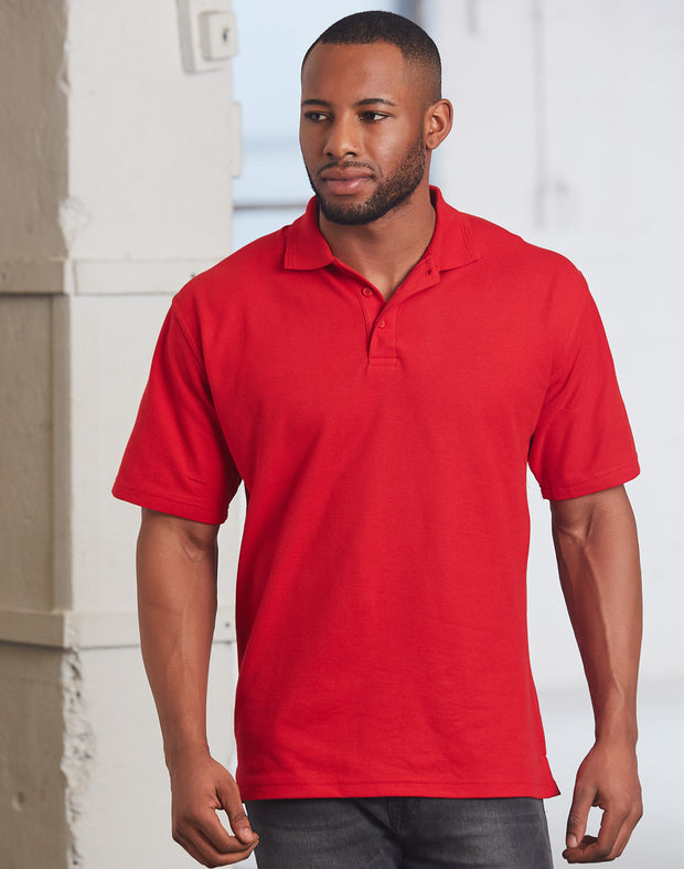 Unisex poly/cotton pique S/L